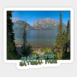 Grand Teton National Park - Lake Jenny Sticker